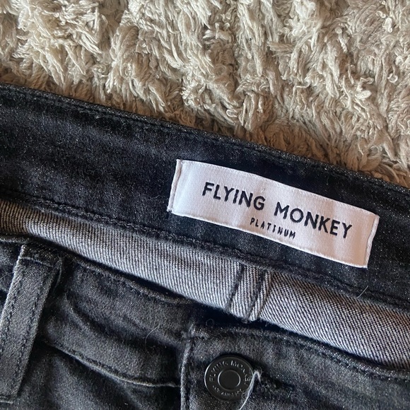 Flying Monkey Washed Black Denim - Picture 2 of 3